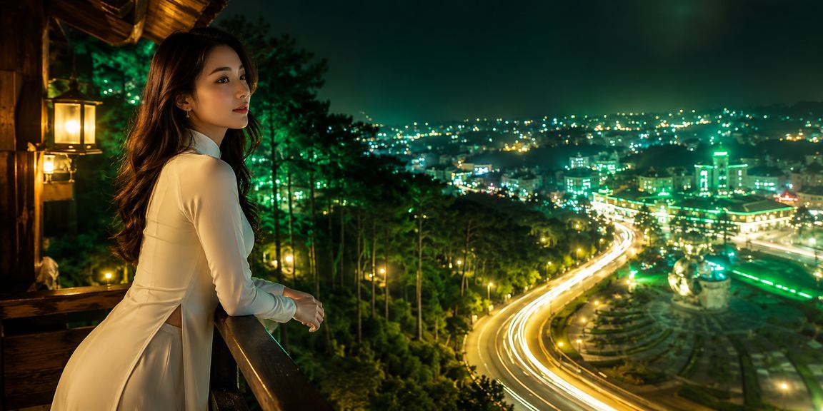 Người chơi casino trong trang phục truyền thống Áo dài tại Đà Lạt
